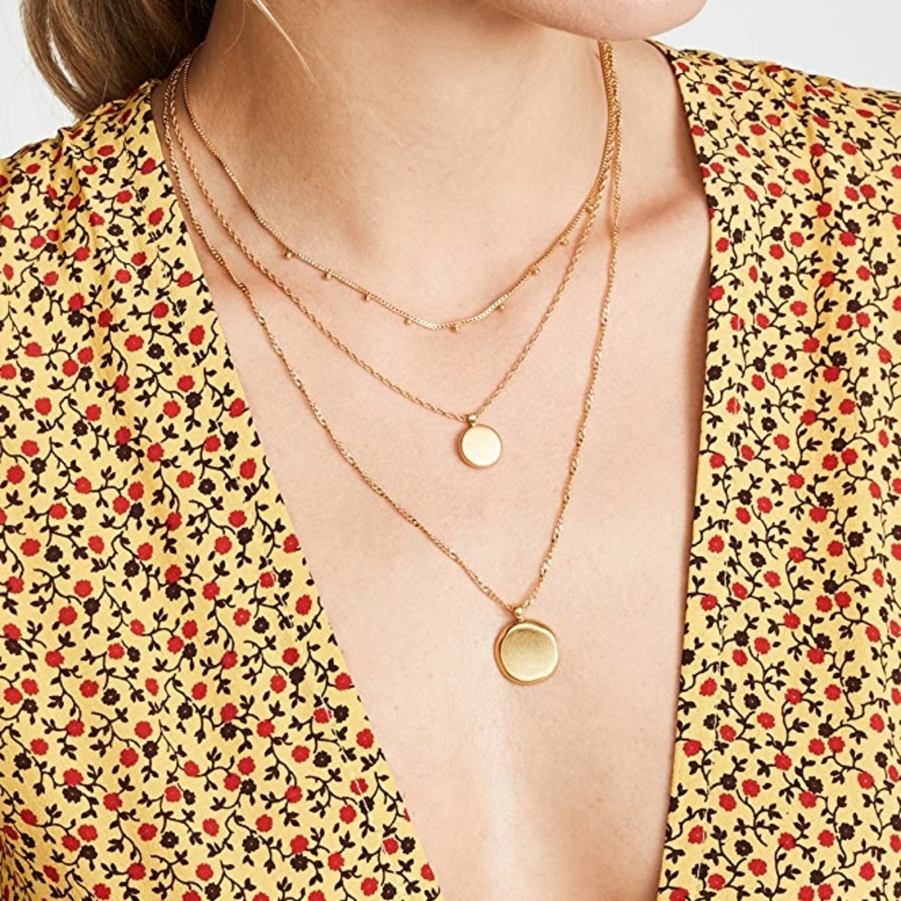 Madewell Coin Necklace Set